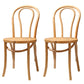 Birch Wood Contemporary Dining Room Chairs Windsor Back Side Chair Set Wood Wood 2 Piece Set Clearhalo ' kitchen&dining_furn' 'Dining Chairs' 'Dining Tables & Seating' 'dining_chair' 'furn' 'furn_dining_chair' 'Furniture' 'furniture_dining_chair' 'Kitchen & Dining Furniture' 'kitchen' 3493463
