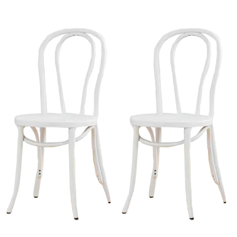Birch Wood Contemporary Dining Room Chairs Windsor Back Side Chair Set White Wood 2 Piece Set Clearhalo ' kitchen&dining_furn' 'Dining Chairs' 'Dining Tables & Seating' 'dining_chair' 'furn' 'furn_dining_chair' 'Furniture' 'furniture_dining_chair' 'Kitchen & Dining Furniture' 'kitchen' 3493473