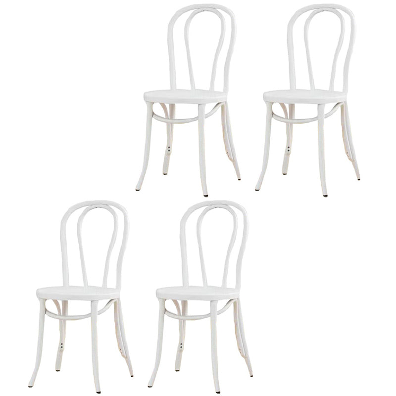 Birch Wood Contemporary Dining Room Chairs Windsor Back Side Chair Set White Wood 4 Piece Set Clearhalo ' kitchen&dining_furn' 'Dining Chairs' 'Dining Tables & Seating' 'dining_chair' 'furn' 'furn_dining_chair' 'Furniture' 'furniture_dining_chair' 'Kitchen & Dining Furniture' 'kitchen' 3493474