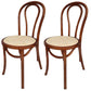 Birch Wood Contemporary Dining Room Chairs Windsor Back Side Chair Set Walnut Wicker & Rattan 2 Piece Set Clearhalo ' kitchen&dining_furn' 'Dining Chairs' 'Dining Tables & Seating' 'dining_chair' 'furn' 'furn_dining_chair' 'Furniture' 'furniture_dining_chair' 'Kitchen & Dining Furniture' 'kitchen' 3493476