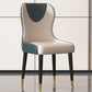 Modern Style Leather Chair Armless Parsons Chair with Wooden Legs for Kitchen Clearhalo ' kitchen&dining_furn' 'Dining Chairs' 'Dining Tables & Seating' 'dining_chair' 'furn' 'furn_dining_chair' 'Furniture' 'furniture_dining_chair' 'Kitchen & Dining Furniture' 'kitchen' 3493532