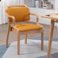 Modern Style Wood Indoor-Outdoor Chair Open Back Dining Side Chairs Sets Ginger 1 Piece Clearhalo ' kitchen&dining_furn' 'Dining Chairs' 'Dining Tables & Seating' 'dining_chair' 'furn' 'furn_dining_chair' 'Furniture' 'furniture_dining_chair' 'Kitchen & Dining Furniture' 'kitchen' 3493584