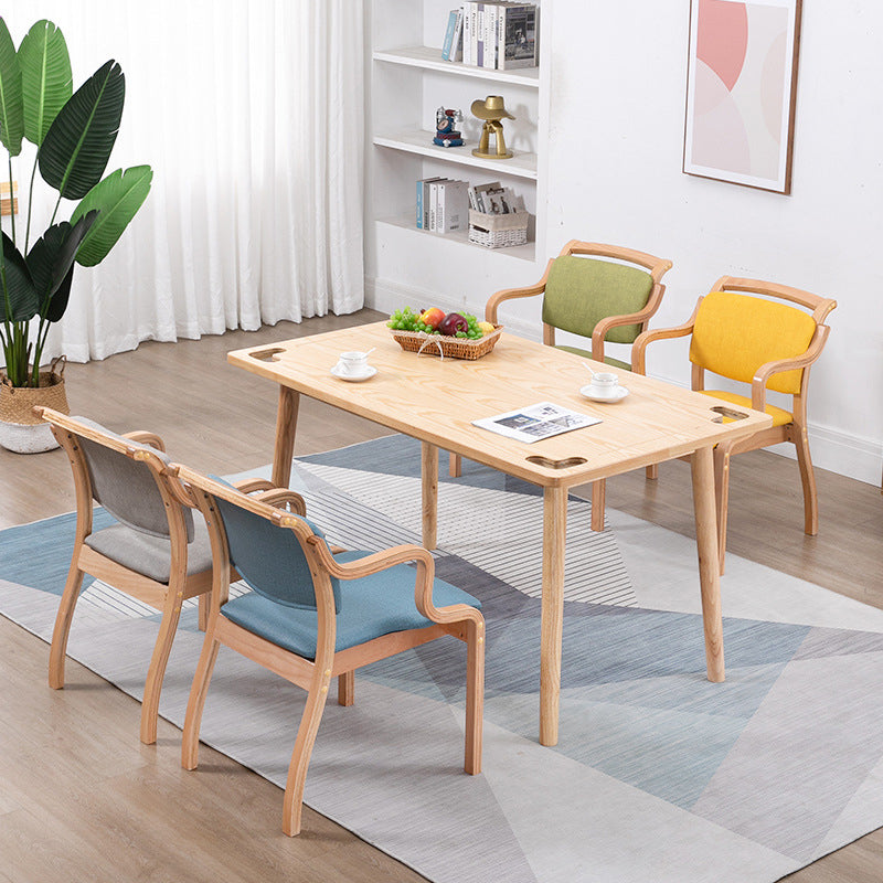 Modern Style Wood Indoor-Outdoor Chair Open Back Dining Side Chairs Sets Clearhalo ' kitchen&dining_furn' 'Dining Chairs' 'Dining Tables & Seating' 'dining_chair' 'furn' 'furn_dining_chair' 'Furniture' 'furniture_dining_chair' 'Kitchen & Dining Furniture' 'kitchen' 3493586