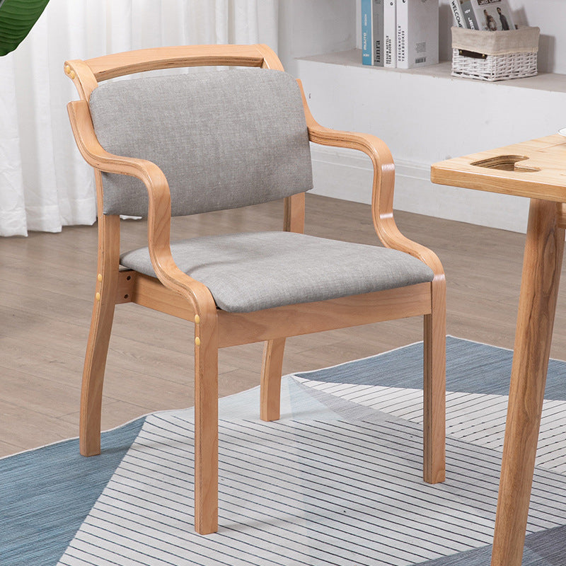 Modern Style Wood Indoor-Outdoor Chair Open Back Dining Side Chairs Sets Grey 1 Piece Clearhalo ' kitchen&dining_furn' 'Dining Chairs' 'Dining Tables & Seating' 'dining_chair' 'furn' 'furn_dining_chair' 'Furniture' 'furniture_dining_chair' 'Kitchen & Dining Furniture' 'kitchen' 3493589