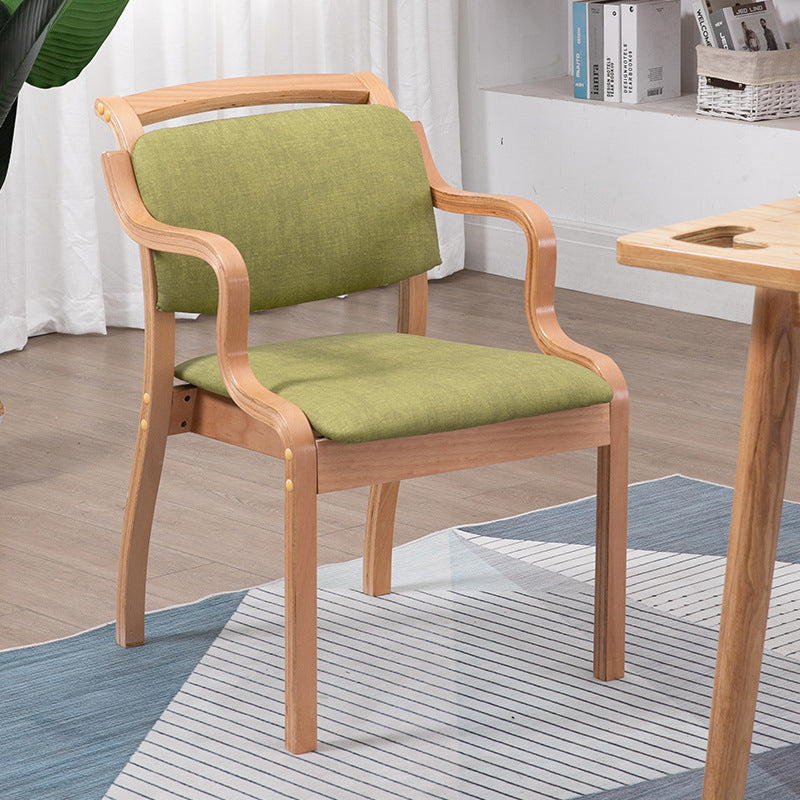 Modern Style Wood Indoor-Outdoor Chair Open Back Dining Side Chairs Sets Green 1 Piece Clearhalo ' kitchen&dining_furn' 'Dining Chairs' 'Dining Tables & Seating' 'dining_chair' 'furn' 'furn_dining_chair' 'Furniture' 'furniture_dining_chair' 'Kitchen & Dining Furniture' 'kitchen' 3493596