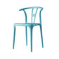 Plastic Side Chair Contemporary Style Multicolor Armless Chair for Dining Room Blue 1 Piece Clearhalo ' kitchen&dining_furn' 'Dining Chairs' 'Dining Tables & Seating' 'dining_chair' 'furn' 'furn_dining_chair' 'Furniture' 'furniture_dining_chair' 'Kitchen & Dining Furniture' 'kitchen' 3493810