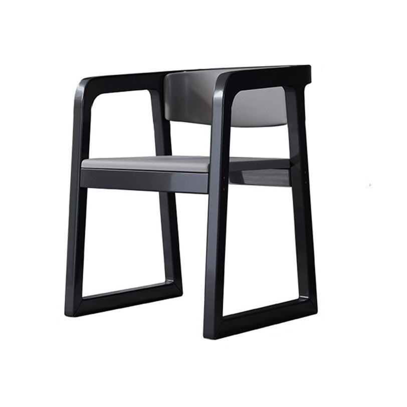 Wood Contemporary Style Indoor with Arm Chair Open Back Dining Side Chairs Clearhalo ' kitchen&dining_furn' 'Dining Chairs' 'Dining Tables & Seating' 'dining_chair' 'furn' 'furn_dining_chair' 'Furniture' 'furniture_dining_chair' 'Kitchen & Dining Furniture' 'kitchen' 3493821