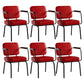 Industrial Style Metal Matte Finish Dinning Arm Chair Open Back Dining Chair Red 6 Piece Set Clearhalo ' kitchen&dining_furn' 'Dining Chairs' 'Dining Tables & Seating' 'dining_chair' 'furn' 'furn_dining_chair' 'Furniture' 'furniture_dining_chair' 'Kitchen & Dining Furniture' 'kitchen' 3493917