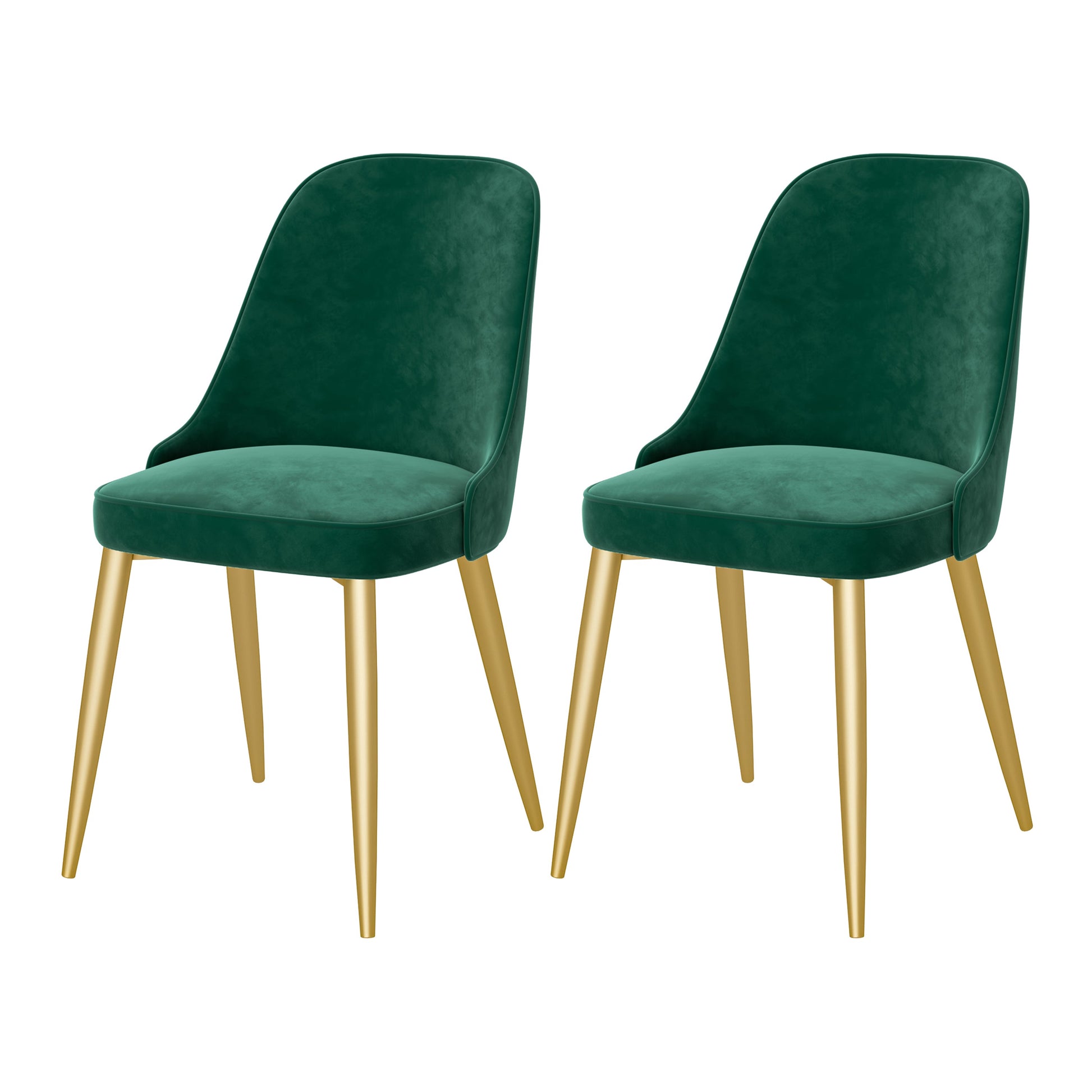 Modern Mental Solid Back Dining Side Chair Gold Kitchen Dining Side Chair Blackish Green 2 Piece Set Clearhalo ' kitchen&dining_furn' 'Dining Chairs' 'Dining Tables & Seating' 'dining_chair' 'furn' 'furn_dining_chair' 'Furniture' 'furniture_dining_chair' 'Kitchen & Dining Furniture' 'kitchen' 3493935