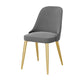 Modern Mental Solid Back Dining Side Chair Gold Kitchen Dining Side Chair Dark Gray 1 Piece Clearhalo ' kitchen&dining_furn' 'Dining Chairs' 'Dining Tables & Seating' 'dining_chair' 'furn' 'furn_dining_chair' 'Furniture' 'furniture_dining_chair' 'Kitchen & Dining Furniture' 'kitchen' 3493949