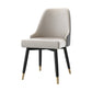 Modern Mental Solid Back Dining Side Chair Gold Kitchen Dining Side Chair Cream Gray 1 Piece Clearhalo ' kitchen&dining_furn' 'Dining Chairs' 'Dining Tables & Seating' 'dining_chair' 'furn' 'furn_dining_chair' 'Furniture' 'furniture_dining_chair' 'Kitchen & Dining Furniture' 'kitchen' 3493952