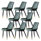 Contemporary Kitchen Dining Side Chair Leather Solid Back Chairs with Metal Legs Green 8 Piece Set Brass Gold Clearhalo ' kitchen&dining_furn' 'Dining Chairs' 'Dining Tables & Seating' 'dining_chair' 'furn' 'furn_dining_chair' 'Furniture' 'furniture_dining_chair' 'Kitchen & Dining Furniture' 'kitchen' 3493989