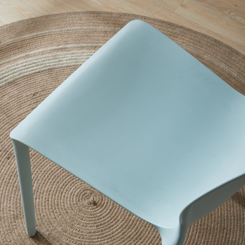 Contemporary Plastic Dining Room Chair Multicolor Stackable Side Chair Clearhalo ' kitchen&dining_furn' 'Dining Chairs' 'Dining Tables & Seating' 'dining_chair' 'furn' 'furn_dining_chair' 'Furniture' 'furniture_dining_chair' 'Kitchen & Dining Furniture' 'kitchen' 3494036