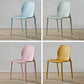 Contemporary Plastic Dining Room Chair Multicolor Stackable Side Chair Clearhalo ' kitchen&dining_furn' 'Dining Chairs' 'Dining Tables & Seating' 'dining_chair' 'furn' 'furn_dining_chair' 'Furniture' 'furniture_dining_chair' 'Kitchen & Dining Furniture' 'kitchen' 3494043