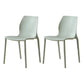 Contemporary Plastic Dining Room Chair Multicolor Stackable Side Chair Green 2 Piece Set Clearhalo ' kitchen&dining_furn' 'Dining Chairs' 'Dining Tables & Seating' 'dining_chair' 'furn' 'furn_dining_chair' 'Furniture' 'furniture_dining_chair' 'Kitchen & Dining Furniture' 'kitchen' 3494049