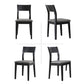 Contemporary Dining Chair 16'' Wide Open Side Chair with 4 Black Wood Legs for Home Use Clearhalo ' kitchen&dining_furn' 'Dining Chairs' 'Dining Tables & Seating' 'dining_chair' 'furn' 'furn_dining_chair' 'Furniture' 'furniture_dining_chair' 'Kitchen & Dining Furniture' 'kitchen' 3494070