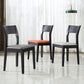 Contemporary Dining Chair 16'' Wide Open Side Chair with 4 Black Wood Legs for Home Use Clearhalo ' kitchen&dining_furn' 'Dining Chairs' 'Dining Tables & Seating' 'dining_chair' 'furn' 'furn_dining_chair' 'Furniture' 'furniture_dining_chair' 'Kitchen & Dining Furniture' 'kitchen' 3494083