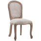 Country Style Wood Indoor Open Back Dining Side Chair 20'' Wide Dining Chair White 1 Piece Clearhalo ' kitchen&dining_furn' 'Dining Chairs' 'Dining Tables & Seating' 'dining_chair' 'furn' 'furn_dining_chair' 'Furniture' 'furniture_dining_chair' 'Kitchen & Dining Furniture' 'kitchen' 3494085