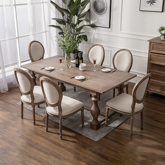 Country Style Wood Indoor Open Back Dining Side Chair 20'' Wide Dining Chair Clearhalo ' kitchen&dining_furn' 'Dining Chairs' 'Dining Tables & Seating' 'dining_chair' 'furn' 'furn_dining_chair' 'Furniture' 'furniture_dining_chair' 'Kitchen & Dining Furniture' 'kitchen' 3494089