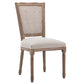 Country Style Wood Indoor Open Back Dining Side Chair 20'' Wide Dining Chair Off-White 1 Piece Clearhalo ' kitchen&dining_furn' 'Dining Chairs' 'Dining Tables & Seating' 'dining_chair' 'furn' 'furn_dining_chair' 'Furniture' 'furniture_dining_chair' 'Kitchen & Dining Furniture' 'kitchen' 3494090