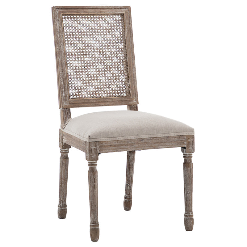 Country Style Wood Indoor Open Back Dining Side Chair 20'' Wide Dining Chair Textured White 1 Piece Clearhalo ' kitchen&dining_furn' 'Dining Chairs' 'Dining Tables & Seating' 'dining_chair' 'furn' 'furn_dining_chair' 'Furniture' 'furniture_dining_chair' 'Kitchen & Dining Furniture' 'kitchen' 3494096