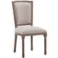 Country Style Wood Indoor Open Back Dining Side Chair 20'' Wide Dining Chair Ivory 1 Piece Clearhalo ' kitchen&dining_furn' 'Dining Chairs' 'Dining Tables & Seating' 'dining_chair' 'furn' 'furn_dining_chair' 'Furniture' 'furniture_dining_chair' 'Kitchen & Dining Furniture' 'kitchen' 3494103