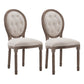 Country Style Wood Indoor Open Back Dining Side Chair 20'' Wide Dining Chair Distressed White 2 Piece Set Clearhalo ' kitchen&dining_furn' 'Dining Chairs' 'Dining Tables & Seating' 'dining_chair' 'furn' 'furn_dining_chair' 'Furniture' 'furniture_dining_chair' 'Kitchen & Dining Furniture' 'kitchen' 3494108