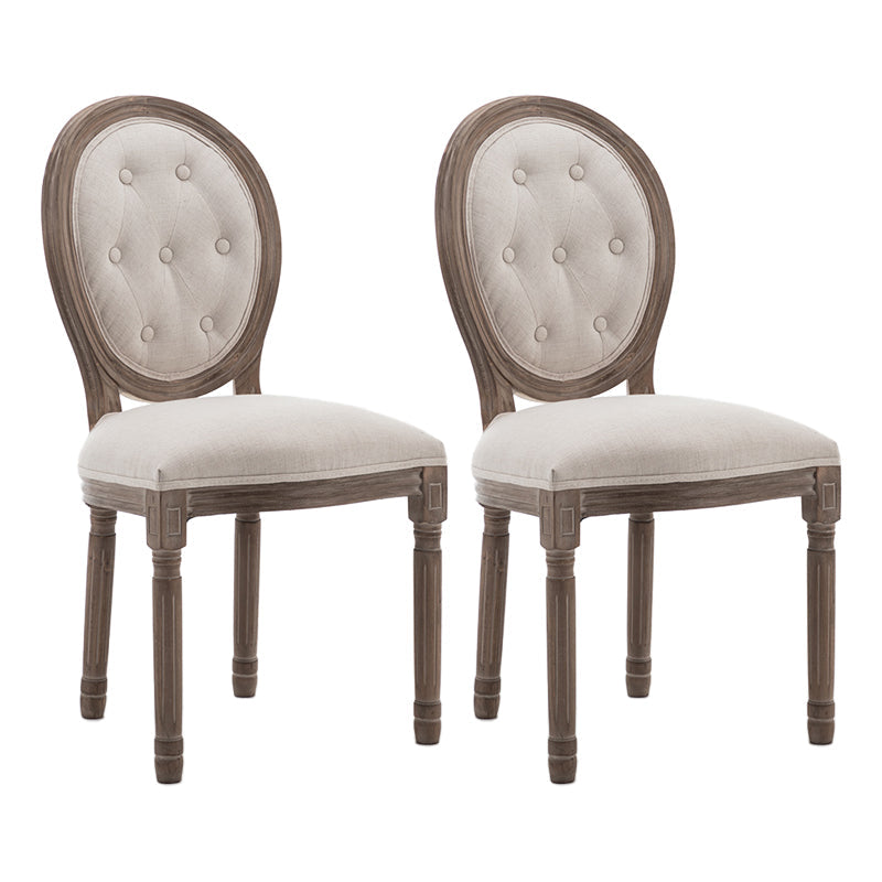 Country Style Wood Indoor Open Back Dining Side Chair 20'' Wide Dining Chair Distressed White 2 Piece Set Clearhalo ' kitchen&dining_furn' 'Dining Chairs' 'Dining Tables & Seating' 'dining_chair' 'furn' 'furn_dining_chair' 'Furniture' 'furniture_dining_chair' 'Kitchen & Dining Furniture' 'kitchen' 3494108