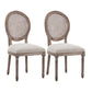 Country Style Wood Indoor Open Back Dining Side Chair 20'' Wide Dining Chair Gray-White 2 Piece Set Clearhalo ' kitchen&dining_furn' 'Dining Chairs' 'Dining Tables & Seating' 'dining_chair' 'furn' 'furn_dining_chair' 'Furniture' 'furniture_dining_chair' 'Kitchen & Dining Furniture' 'kitchen' 3494111