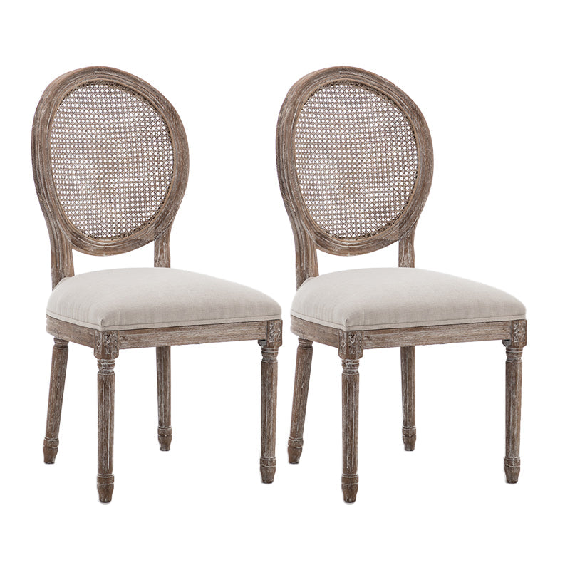 Country Style Wood Indoor Open Back Dining Side Chair 20'' Wide Dining Chair Gray-White 2 Piece Set Clearhalo ' kitchen&dining_furn' 'Dining Chairs' 'Dining Tables & Seating' 'dining_chair' 'furn' 'furn_dining_chair' 'Furniture' 'furniture_dining_chair' 'Kitchen & Dining Furniture' 'kitchen' 3494111