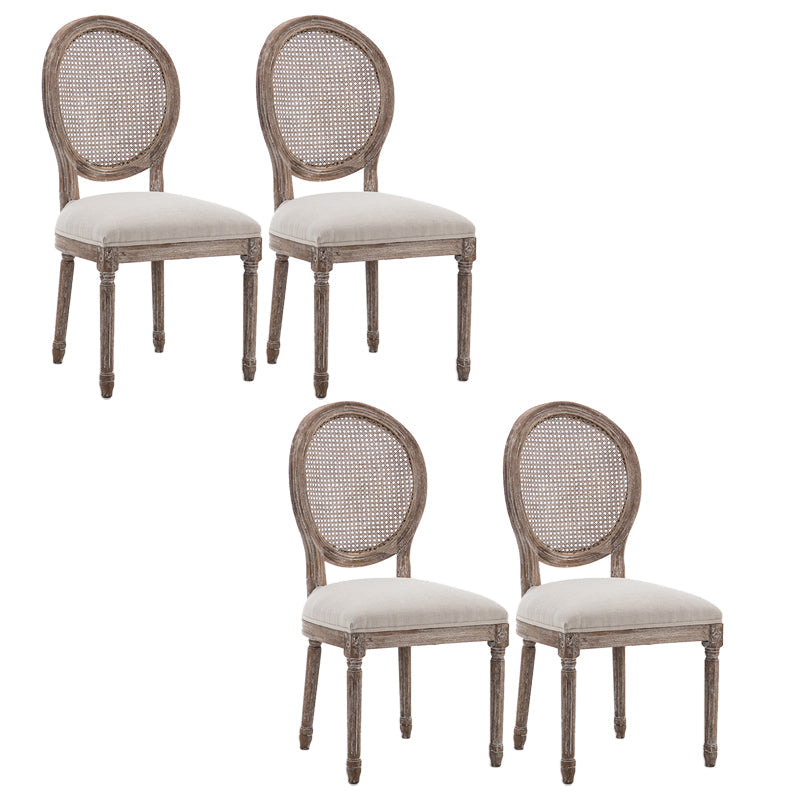 Country Style Wood Indoor Open Back Dining Side Chair 20'' Wide Dining Chair Gray-White 4 Piece Set Clearhalo ' kitchen&dining_furn' 'Dining Chairs' 'Dining Tables & Seating' 'dining_chair' 'furn' 'furn_dining_chair' 'Furniture' 'furniture_dining_chair' 'Kitchen & Dining Furniture' 'kitchen' 3494112
