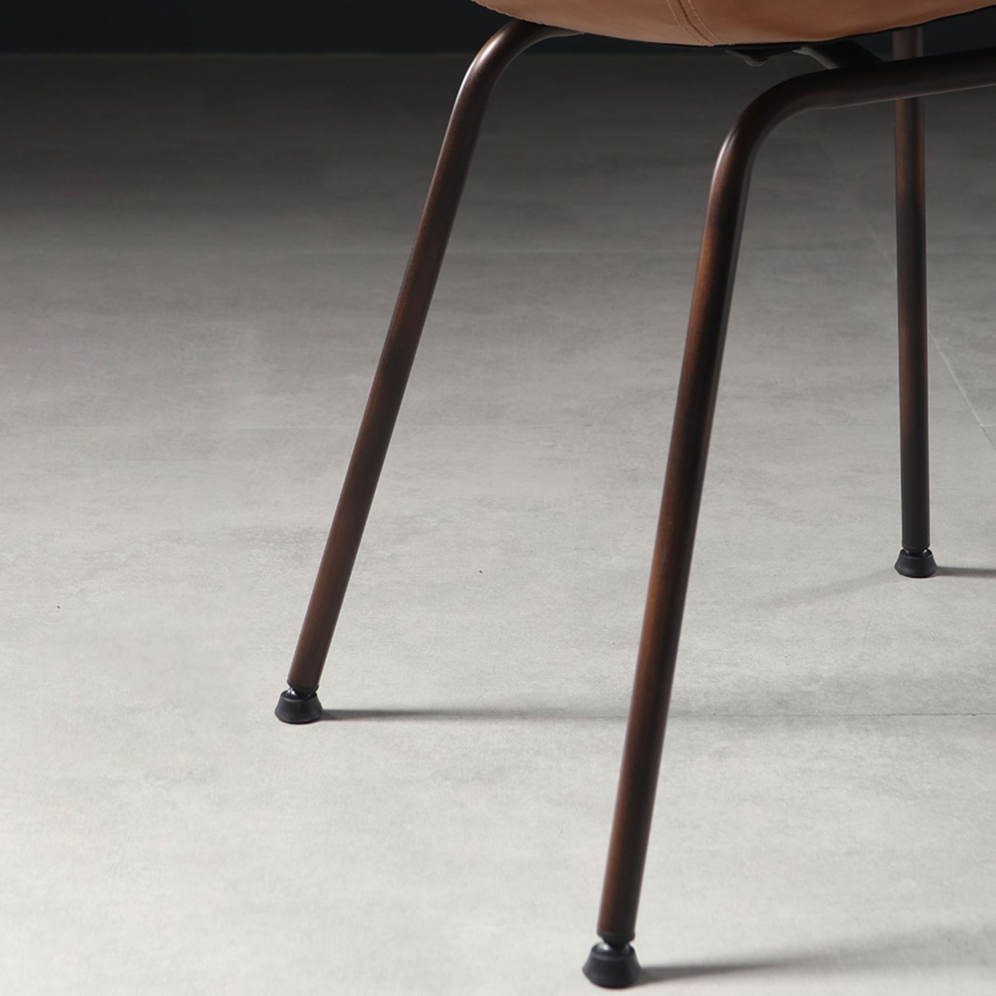 Industrial Style Metal Matte Finish Dining Arm Chair Solid Back Dining Chair Clearhalo ' kitchen&dining_furn' 'Dining Chairs' 'Dining Tables & Seating' 'dining_chair' 'Furniture' 'furniture_dining_chair' 'Kitchen & Dining Furniture' 'kitchen' 3494129