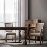 Wood Farmhouse Dining Arm Chair with Cushion Open Back Dining Side Chair for Home Clearhalo ' kitchen&dining_furn' 'Dining Chairs' 'Dining Tables & Seating' 'dining_chair' 'furn' 'furn_dining_chair' 'Furniture' 'furniture_dining_chair' 'Kitchen & Dining Furniture' 'kitchen' 3494149