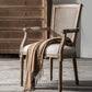 Wood Farmhouse Dining Arm Chair with Cushion Open Back Dining Side Chair for Home Clearhalo ' kitchen&dining_furn' 'Dining Chairs' 'Dining Tables & Seating' 'dining_chair' 'furn' 'furn_dining_chair' 'Furniture' 'furniture_dining_chair' 'Kitchen & Dining Furniture' 'kitchen' 3494152