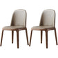 Glam Scandinavian Kitchen Dining Room Wood Chairs Solid Back Side Chair Set Khaki 2 Piece Set Walnut Clearhalo ' kitchen&dining_furn' 'Dining Chairs' 'Dining Tables & Seating' 'dining_chair' 'furn' 'furn_dining_chair' 'Furniture' 'furniture_dining_chair' 'Kitchen & Dining Furniture' 'kitchen' 3494170