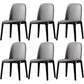 Glam Scandinavian Kitchen Dining Room Wood Chairs Solid Back Side Chair Set Grey 6 Piece Set Black Clearhalo ' kitchen&dining_furn' 'Dining Chairs' 'Dining Tables & Seating' 'dining_chair' 'furn' 'furn_dining_chair' 'Furniture' 'furniture_dining_chair' 'Kitchen & Dining Furniture' 'kitchen' 3494201
