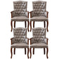 Wood French Country Dining Arm Chair with Color Cushion Parsons Chair for Home Grey 4 Piece Set Clearhalo ' kitchen&dining_furn' 'Dining Chairs' 'Dining Tables & Seating' 'dining_chair' 'furn' 'furn_dining_chair' 'Furniture' 'furniture_dining_chair' 'Kitchen & Dining Furniture' 'kitchen' 3494213