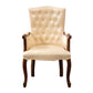 Wood French Country Dining Arm Chair with Color Cushion Parsons Chair for Home Off-White 1 Piece Clearhalo ' kitchen&dining_furn' 'Dining Chairs' 'Dining Tables & Seating' 'dining_chair' 'furn' 'furn_dining_chair' 'Furniture' 'furniture_dining_chair' 'Kitchen & Dining Furniture' 'kitchen' 3494215