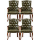 Wood French Country Dining Arm Chair with Color Cushion Parsons Chair for Home Army Green 4 Piece Set Clearhalo ' kitchen&dining_furn' 'Dining Chairs' 'Dining Tables & Seating' 'dining_chair' 'furn' 'furn_dining_chair' 'Furniture' 'furniture_dining_chair' 'Kitchen & Dining Furniture' 'kitchen' 3494230