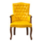 Wood French Country Dining Arm Chair with Color Cushion Parsons Chair for Home Yellow 1 Piece Clearhalo ' kitchen&dining_furn' 'Dining Chairs' 'Dining Tables & Seating' 'dining_chair' 'furn' 'furn_dining_chair' 'Furniture' 'furniture_dining_chair' 'Kitchen & Dining Furniture' 'kitchen' 3494231
