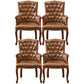 Wood French Country Dining Arm Chair with Color Cushion Parsons Chair for Home Khaki 4 Piece Set Clearhalo ' kitchen&dining_furn' 'Dining Chairs' 'Dining Tables & Seating' 'dining_chair' 'furn' 'furn_dining_chair' 'Furniture' 'furniture_dining_chair' 'Kitchen & Dining Furniture' 'kitchen' 3494242