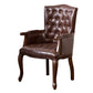 Wood French Country Dining Arm Chair with Color Cushion Parsons Chair for Home Brown 1 Piece Clearhalo ' kitchen&dining_furn' 'Dining Chairs' 'Dining Tables & Seating' 'dining_chair' 'furn' 'furn_dining_chair' 'Furniture' 'furniture_dining_chair' 'Kitchen & Dining Furniture' 'kitchen' 3494255