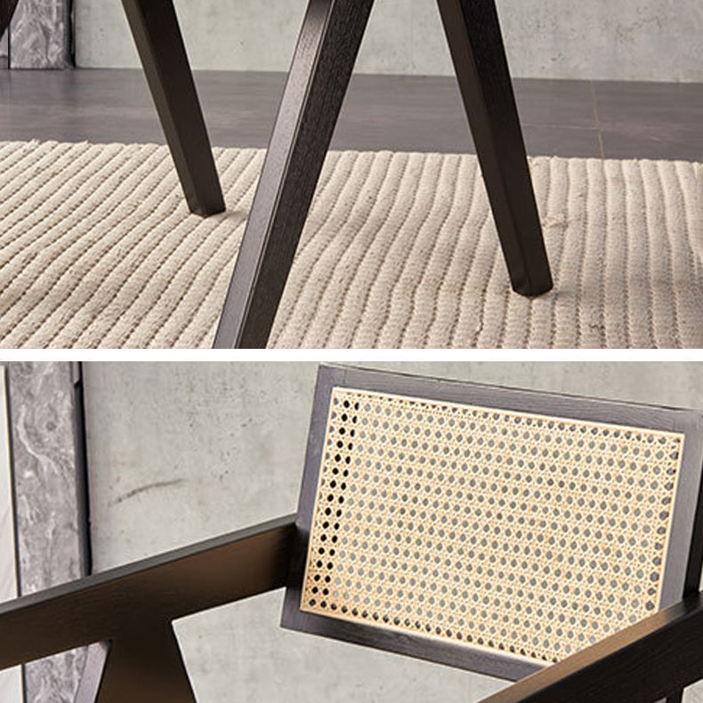 Modern Style Ash Wood Kitchen Dining Chairs Open Back Dining Side Chair Clearhalo ' kitchen&dining_furn' 'Dining Chairs' 'Dining Tables & Seating' 'dining_chair' 'furn' 'furn_dining_chair' 'Furniture' 'furniture_dining_chair' 'Kitchen & Dining Furniture' 'kitchen' 3494280