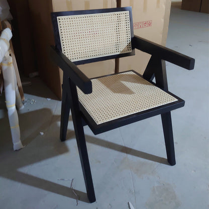 Modern Style Ash Wood Kitchen Dining Chairs Open Back Dining Side Chair Black 1 Piece Clearhalo ' kitchen&dining_furn' 'Dining Chairs' 'Dining Tables & Seating' 'dining_chair' 'furn' 'furn_dining_chair' 'Furniture' 'furniture_dining_chair' 'Kitchen & Dining Furniture' 'kitchen' 3494284