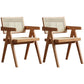Modern Style Ash Wood Kitchen Dining Chairs Open Back Dining Side Chair Walnut 2 Piece Set Clearhalo ' kitchen&dining_furn' 'Dining Chairs' 'Dining Tables & Seating' 'dining_chair' 'furn' 'furn_dining_chair' 'Furniture' 'furniture_dining_chair' 'Kitchen & Dining Furniture' 'kitchen' 3494285