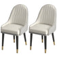 Leather Modern Dining Arm Chair with Color Cushion Parsons Chair for Home White 2 Piece Set Clearhalo ' kitchen&dining_furn' 'Dining Chairs' 'Dining Tables & Seating' 'dining_chair' 'furn' 'furn_dining_chair' 'Furniture' 'furniture_dining_chair' 'Kitchen & Dining Furniture' 'kitchen' 3494293