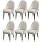 Leather Modern Dining Arm Chair with Color Cushion Parsons Chair for Home White 6 Piece Set Clearhalo ' kitchen&dining_furn' 'Dining Chairs' 'Dining Tables & Seating' 'dining_chair' 'furn' 'furn_dining_chair' 'Furniture' 'furniture_dining_chair' 'Kitchen & Dining Furniture' 'kitchen' 3494296