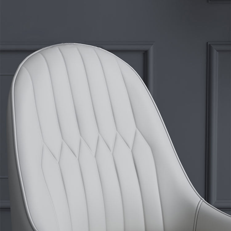 Leather Modern Dining Arm Chair with Color Cushion Parsons Chair for Home Clearhalo ' kitchen&dining_furn' 'Dining Chairs' 'Dining Tables & Seating' 'dining_chair' 'furn' 'furn_dining_chair' 'Furniture' 'furniture_dining_chair' 'Kitchen & Dining Furniture' 'kitchen' 3494303