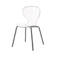 Modern Plastic Solid Back Side Chair 33"H Dining Chair with 4 Legs for Restaurant Clearhalo ' kitchen&dining_furn' 'Dining Chairs' 'Dining Tables & Seating' 'dining_chair' 'furn' 'furn_dining_chair' 'Furniture' 'furniture_dining_chair' 'Kitchen & Dining Furniture' 'kitchen' 3494330