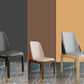 Nordic Style Chairs Polyurethane Parsons Dining Chair with Wood Legs for Kitchen Clearhalo ' kitchen&dining_furn' 'Dining Chairs' 'Dining Tables & Seating' 'dining_chair' 'furn' 'furn_dining_chair' 'Furniture' 'furniture_dining_chair' 'Kitchen & Dining Furniture' 'kitchen' 3503658